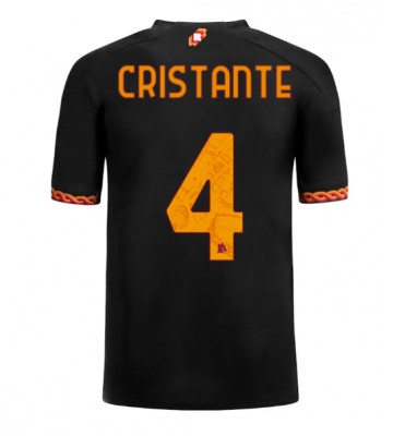 Maillot de foot AS Roma Bryan Cristante #4 Troisième 2023-24 Manches Courte